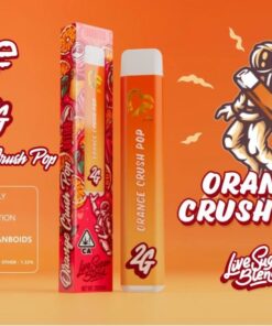 ORANGE CRUSH POP LIVE SUGAR BLEND,favorites disposable carts,where to buy orange crush pop live sugar blend,favorites carts