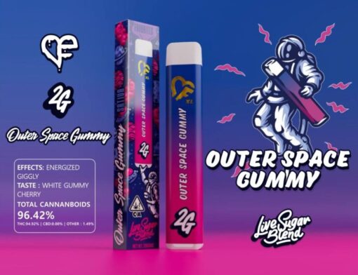 OUTER SPACE GUMMY LIVE SUGAR BLEND,favorites 3g disposable,favorites disposable,where to buy outer space gummy live sugar blend