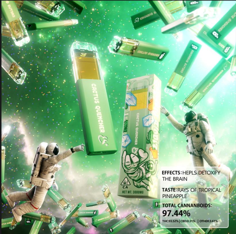 Cactus quencher favs 3g dispos