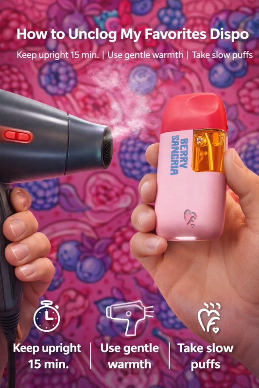 how to unclog my vape