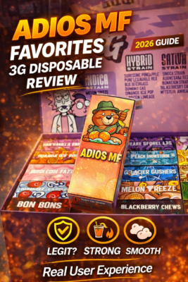adios mf favorites 3g disposable
