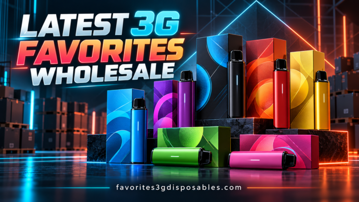 Latest 3G Favorites wholesale guide thumbnail with mixed-color disposable product illustration